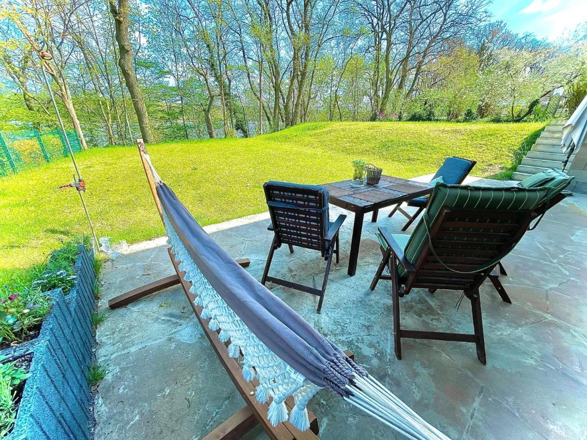 100M2 Fewo Im Haus Am See Mit Garten Bei Potsdam Швиловзе Экстерьер фото